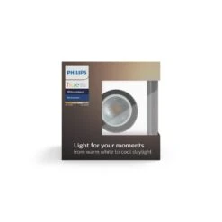 Philips Hue Ambiance White Milliskin Einbauspot Silber, 1-flammig -Lampe Verkäufe philips hue ambiance white milliskin einbauspot 87186961754602 11