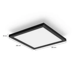 Philips Hue Aurelle Deckenpanel LED Schwarz, Weiß, 1-flammig -Lampe Verkäufe philips hue aurelle deckenpanel 8720169159013 5