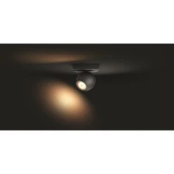 Philips Hue Buckram Deckenleuchte LED Schwarz, 1-flammig, Fernbedienung -Lampe Verkäufe philips hue buckram deckenleuchte 8719514339248 5
