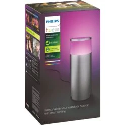 Philips Hue Calla Sockelleuchte LED Aluminium, 1-flammig, Farbwechsler -Lampe Verkäufe philips hue calla sockelleuchte 8719514388499 8