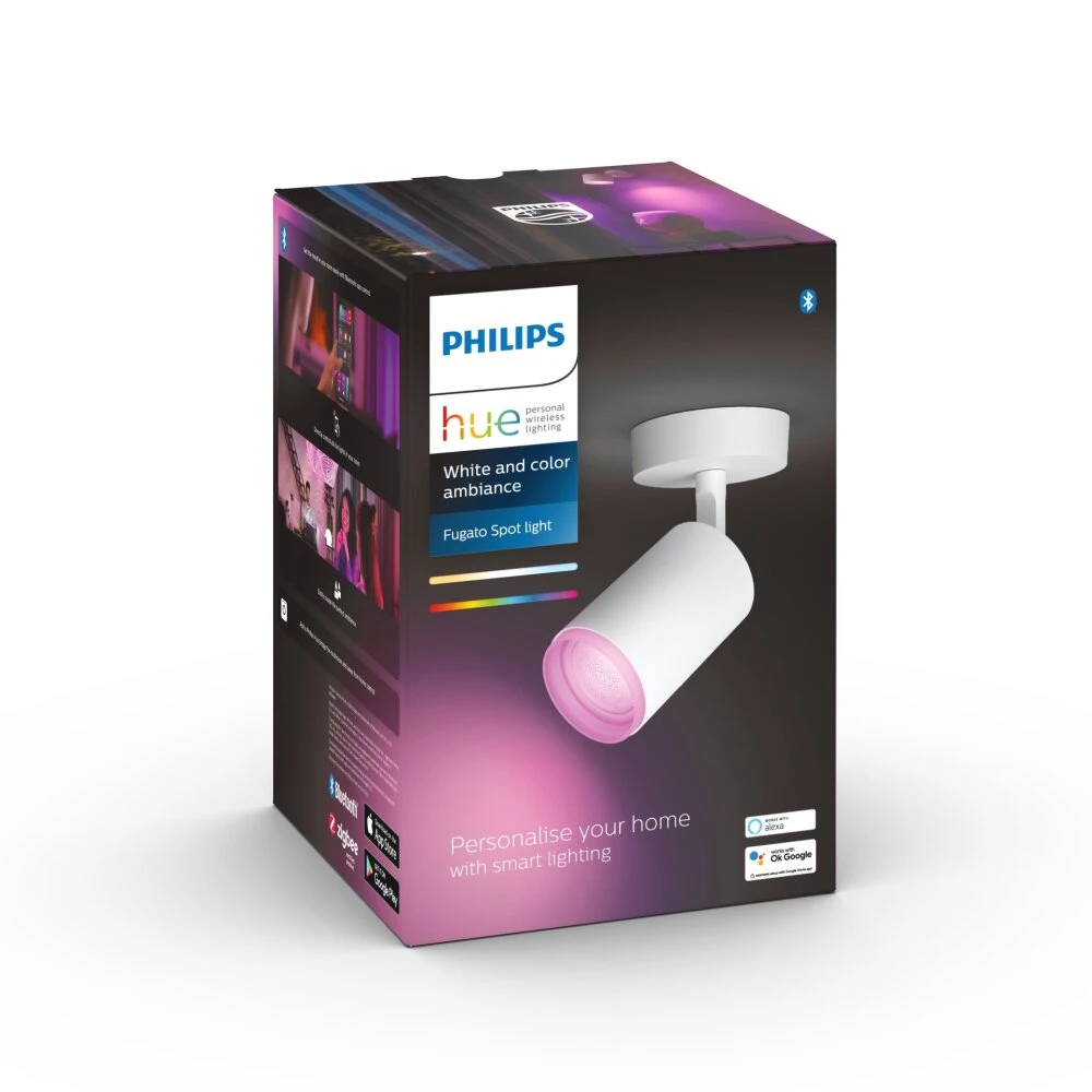 Philips Hue Fugato Deckenleuchte LED Weiß, 1-flammig, Farbwechsler 6 Philips Hue Fugato Deckenleuchte LED Weiß, 1-flammig, Farbwechsler – Bild 4