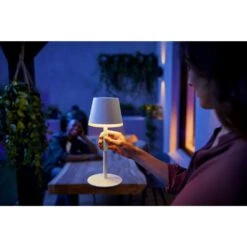 Philips Hue Go Außentischleuchte LED Grün, Weiß, 1-flammig, Farbwechsler -Lampe Verkäufe philips hue go aussentischleuchte 8719514404571 12