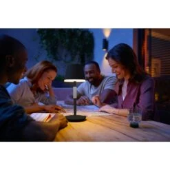 Philips Hue Go Außentischleuchte LED Grau, Schwarz, 1-flammig, Farbwechsler -Lampe Verkäufe philips hue go aussentischleuchte 8719514404595 9