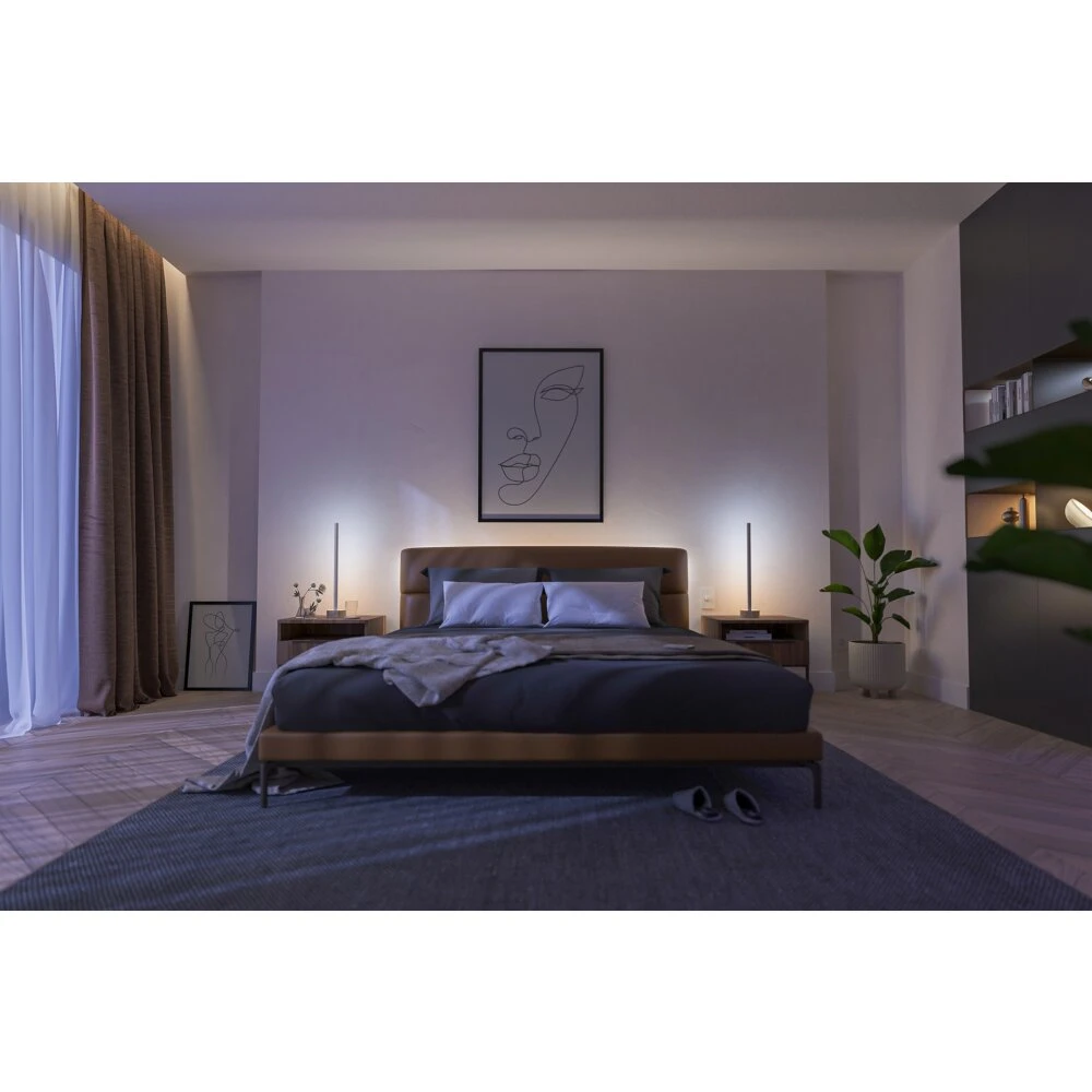 Philips Hue Gradient Signe Oak Stehleuchte LED Naturfarben, Weiß, 1-flammig 9 Philips Hue Gradient Signe Oak Stehleuchte LED Naturfarben, Weiß, 1-flammig – Bild 7