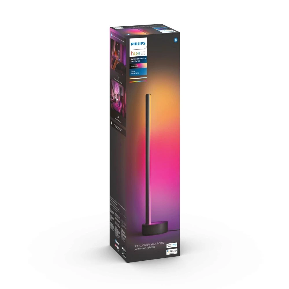 Philips Hue Gradient Signe Tischleuchte LED Schwarz, 1-flammig 6 Philips Hue Gradient Signe Tischleuchte LED Schwarz, 1-flammig – Bild 4