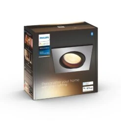 Philips Hue Milliskin Einbauleuchte LED Silber, 1-flammig -Lampe Verkäufe philips hue milliskin einbauleuchte 8719514338586 2