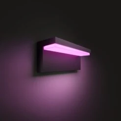 Philips Hue Nyro Außenwandleuchte LED Schwarz, 1-flammig, Farbwechsler -Lampe Verkäufe philips hue nyro aussenwandleuchte 8718696174302 4
