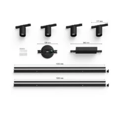Philips Hue Perifo Basis-Set Deckenleuchte LED Schwarz, 4-flammig, Farbwechsler -Lampe Verkäufe philips hue perifo basis set deckenleuchte 8719514407763 4