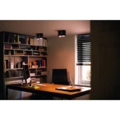 Philips Hue Pillar Deckenleuchte LED Schwarz, 2-flammig, Fernbedienung -Lampe Verkäufe philips hue pillar deckenleuchte 8719514338425 1