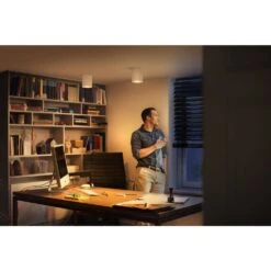 Philips Hue Pillar Deckenleuchte LED Weiß, 1-flammig, Fernbedienung 9 Philips Hue Pillar Deckenleuchte LED Weiß, 1-flammig, Fernbedienung -Lampe Verkäufe philips hue pillar deckenleuchte 8719514338487 1