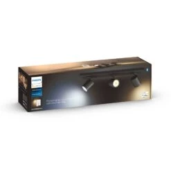 Philips Hue Runner Deckenleuchte LED Schwarz, 3-flammig, Fernbedienung -Lampe Verkäufe philips hue runner deckenleuchte 8719514338401 5