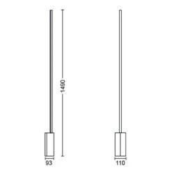 Philips Hue Signe Stehleuchte LED Weiß, 1-flammig, Farbwechsler -Lampe Verkäufe philips hue signe stehleuchte 8719514476196 7