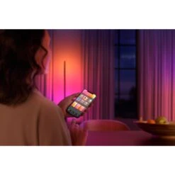 Philips Hue Signe Stehleuchte LED Schwarz, 1-flammig, Farbwechsler -Lampe Verkäufe philips hue signe stehleuchte 8719514476219 2