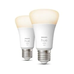 Philips Hue White 2er Set LED E27 9,5 Watt 2700 Kelvin 1050 Lumen