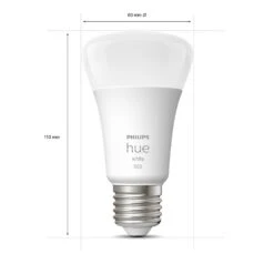 Philips Hue White 2er Set LED E27 9,5 Watt 2700 Kelvin 1050 Lumen -Lampe Verkäufe philips hue white 2er set led e27 9 5 watt 2700 kelvin 1050 lumen 8719514289192 3