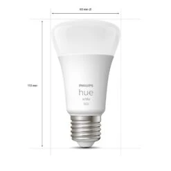 Philips Hue White 2er Set LED E27 9,5 Watt 2700 Kelvin 1055 Lumen -Lampe Verkäufe philips hue white 2er set led e27 9 5 watt 2700 kelvin 1055 lumen 8719514289116 3