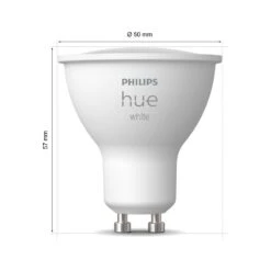 Philips Hue White 2er Set LED GU10 4,2 Watt 2700 Kelvin 400 Lumen -Lampe Verkäufe philips hue white 2er set led gu10 4 2 watt 2700 kelvin 400 lumen 8720169230231 1