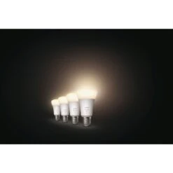 Philips Hue White 4er Set LED E27 9 Watt 2700 Kelvin 800 Lumen -Lampe Verkäufe philips hue white 4er set led e27 9 watt 2700 kelvin 800 lumen 8719514319141 3