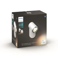 Philips Hue White Amb. Adore Wandleuchte LED Weiß, 1-flammig, Fernbedienung -Lampe Verkäufe philips hue white amb adore wandleuchte 8719514340855 3
