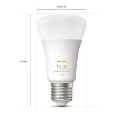 Philips Hue White Ambiance 2er Set LED E27 6 Watt 2200 - 6500 Kelvin 570 Lumen -Lampe Verkäufe philips hue white ambiance 2er set led e27 6 watt 2200 6500 kelvin 570 lumen 8719514328242 3