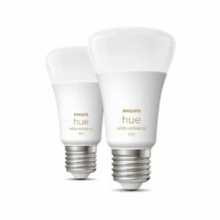 Philips Hue White Ambiance 2er Set LED E27 8 Watt 2200 - 6500 Kelvin 806 Lumen -Lampe Verkäufe philips hue white ambiance 2er set led e27 8 watt 2200 6500 kelvin 806 lumen 8719514291256 1