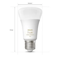 Philips Hue White Ambiance 3er Set LED E27 8 Watt 2200 - 6500 Kelvin 806 Lumen -Lampe Verkäufe philips hue white ambiance 3er set led e27 8 watt 2200 6500 kelvin 806 lumen 8719514291232 3