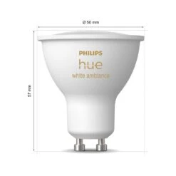 Philips Hue White Ambiance 3er Set LED GU10 4,2 Watt 2200 - 6500 Kelvin 400Lumen -Lampe Verkäufe philips hue white ambiance 3er set led gu10 4 2 watt 2200 6500 kelvin 400lumen 8720169230095 1