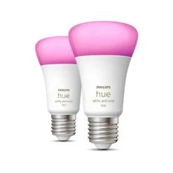 Philips Hue White & Col. Amb. 2er Set LED E27 9 Watt 2000 - 6500 Kelvin 806 Lumen
