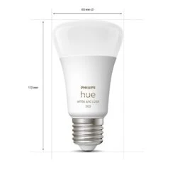 Philips Hue White & Col. Amb. LED E27 9 Watt 2000 - 6500 Kelvin 806 Lumen -Lampe Verkäufe philips hue white col amb led e27 9 watt 2000 6500 kelvin 806 lumen 8719514291171 3
