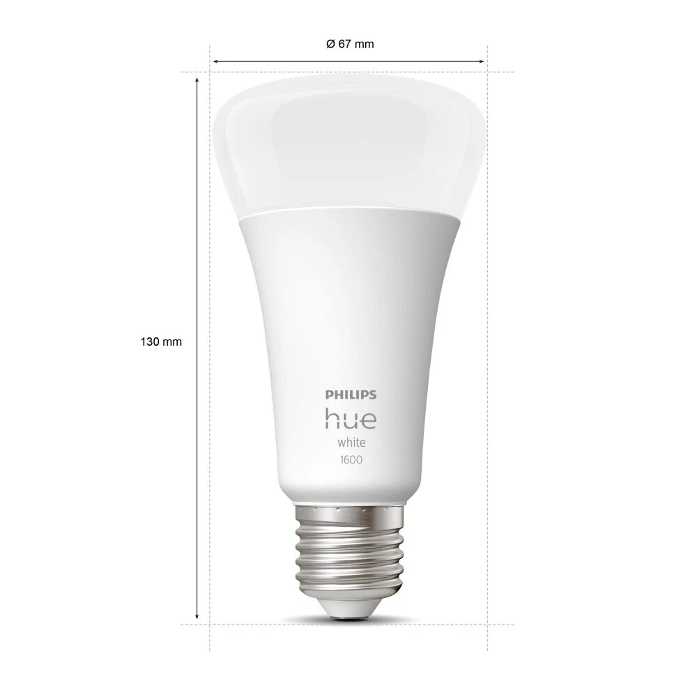 Philips Hue White LED E27 15,5 Watt 2200 - 6500 Kelvin 1100 Lumen 6 Philips Hue White LED E27 15,5 Watt 2200 - 6500 Kelvin 1100 Lumen – Bild 4