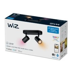 Philips WiZ IMAGEO Deckenleuchte LED Schwarz, 2-flammig, Farbwechsler -Lampe Verkäufe philips wiz imageo deckenleuchte 8719514551954 4