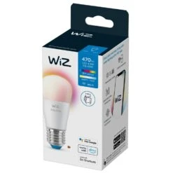 Philips WiZ LED E27 4,9 Watt 2200-6500 Kelvin 470 Lumen -Lampe Verkäufe philips wiz led e27 4 9 watt 2200 6500 kelvin 470 lumen 8719514554672 2