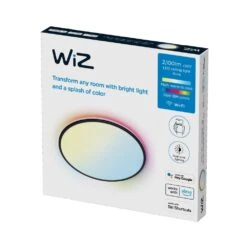 Philips WiZ Rune Deckenpanel LED Schwarz, Weiß, 1-flammig, Farbwechsler -Lampe Verkäufe philips wiz rune deckenpanel 8719514554290 3