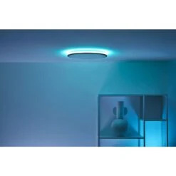 Philips WiZ Rune Deckenpanel LED Schwarz, Weiß, 1-flammig, Farbwechsler -Lampe Verkäufe philips wiz rune deckenpanel 8719514554290 7