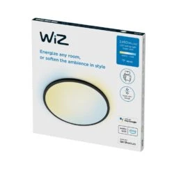 Philips WiZ SuperSlim Deckenpanel LED Schwarz, 1-flammig -Lampe Verkäufe philips wiz superslim deckenpanel 8719514554955 2