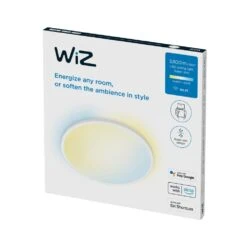 Philips WiZ SuperSlim Deckenpanel LED Weiß, 1-flammig, Farbwechsler 11 Philips WiZ SuperSlim Deckenpanel LED Weiß, 1-flammig, Farbwechsler -Lampe Verkäufe philips wiz superslim deckenpanel 8719514554979 2