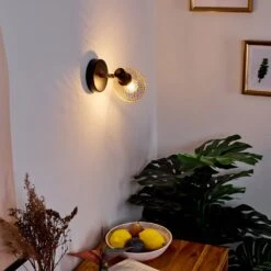 Pipisu Wandleuchte Gold, Messing, Schwarz, 1-flammig -Lampe Verkäufe pipisu wandleuchte h3408452 10