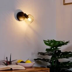 Pipisu Wandleuchte Gold, Messing, Schwarz, 1-flammig -Lampe Verkäufe pipisu wandleuchte h3408452 7