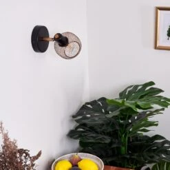 Pipisu Wandleuchte Gold, Messing, Schwarz, 1-flammig -Lampe Verkäufe pipisu wandleuchte h3408452 8