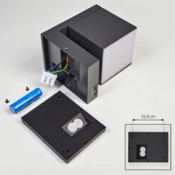 Pocilgas Außenwandleuchte LED Anthrazit, 1-flammig, Bewegungsmelder -Lampe Verkäufe pocilgas aussenwandleuchte h3835456 4