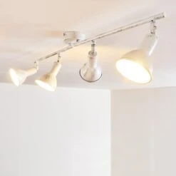 Polmak Deckenleuchte Gold, Weiß, 4-flammig -Lampe Verkäufe polmak deckenleuchte h3092583 do1 15