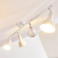 Polmak Deckenleuchte Gold, Weiß, 4-flammig -Lampe Verkäufe polmak deckenleuchte h3092583 do1 2