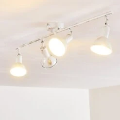 Polmak Deckenleuchte Gold, Weiß, 4-flammig -Lampe Verkäufe polmak deckenleuchte h3092583 do1 4