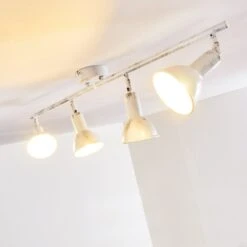 Polmak Deckenleuchte Gold, Weiß, 4-flammig -Lampe Verkäufe polmak deckenleuchte h3092583 do1 8