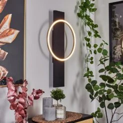 Pompu Wandleuchte LED Schwarz, 1-flammig -Lampe Verkäufe pompu wandleuchte h3659175 8