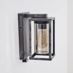 Portalis Aussenwandleuchte Schwarz, Silber, 1-flammig, Bewegungsmelder 23 Portalis Aussenwandleuchte Schwarz, Silber, 1-flammig, Bewegungsmelder -Lampe Verkäufe portalis aussenwandleuchte h3812297 9