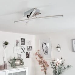 Powassan Deckenleuchte LED Chrom, 2-flammig -Lampe Verkäufe powassan deckenleuchte h3009253 10