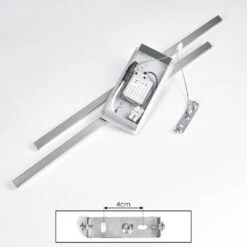 Powassan Deckenleuchte LED Chrom, 2-flammig -Lampe Verkäufe powassan deckenleuchte h3009253 4