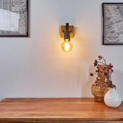 Praia Wandleuchte Braun, Grau, 1-flammig -Lampe Verkäufe praia wandleuchte h3378038 6