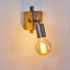 Praia Wandleuchte Braun, Grau, 1-flammig -Lampe Verkäufe praia wandleuchte h3378038 7